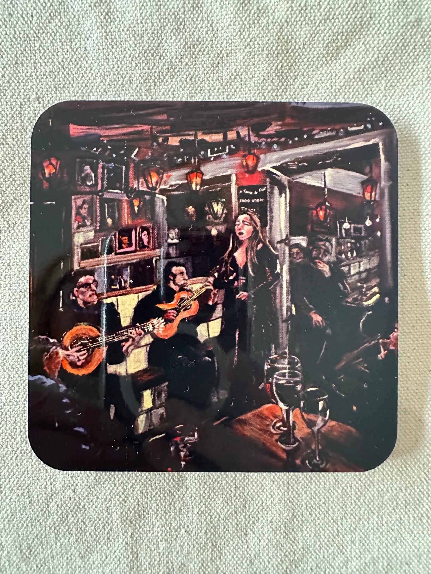 Mug & Coaster set Fado Bar Lisbon