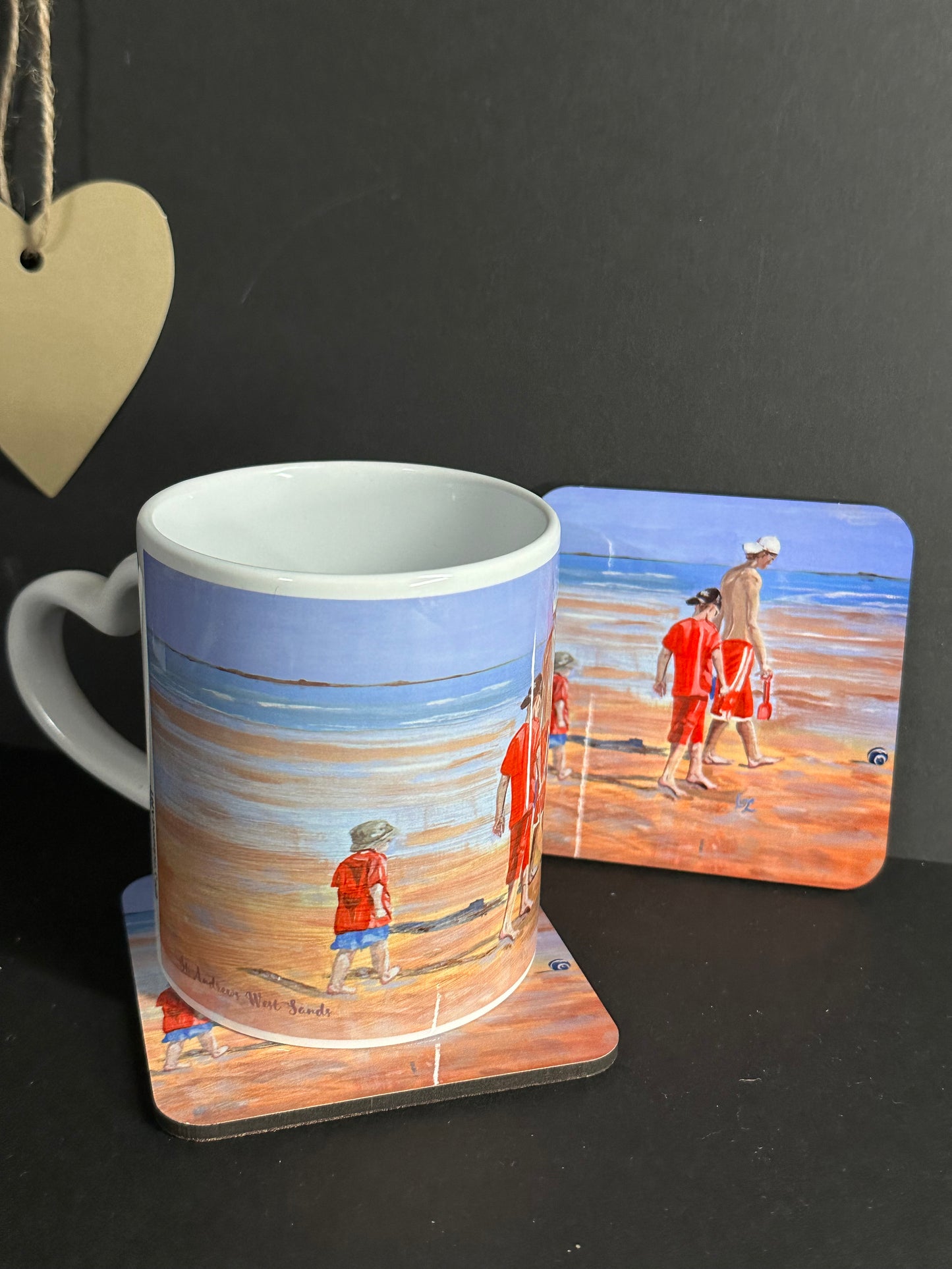 Mug & Coaster set The Brothers St Andrews Beach