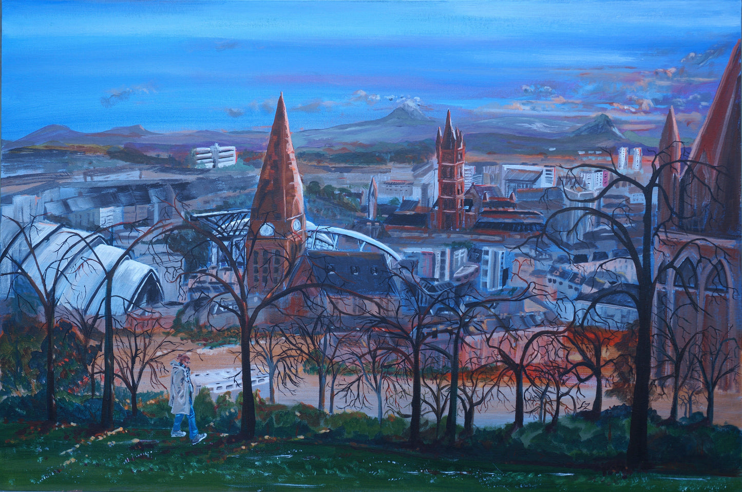 Glasgow wall art print Queens Park Viewpoint unmounted print