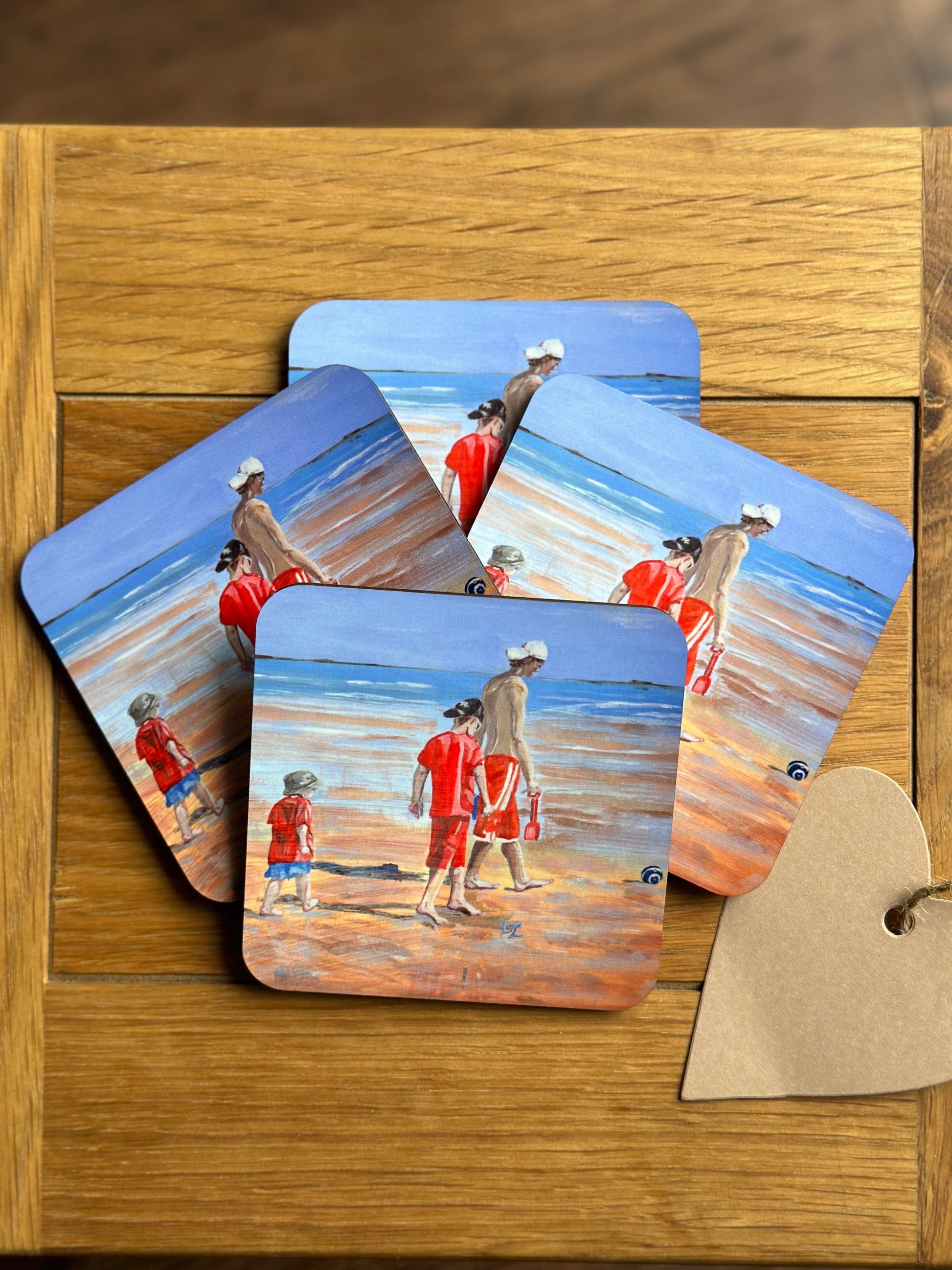 Coaster Set The Brothers St Andrews Beach, coast set spread out