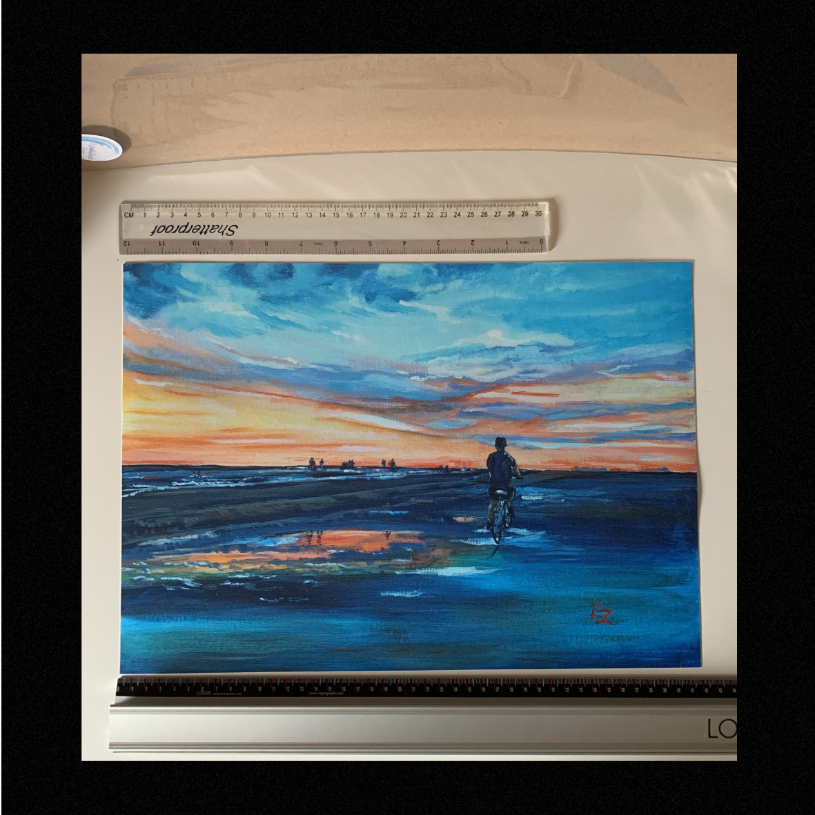 Giclée wall art print Sunset Cycle Siesta Key